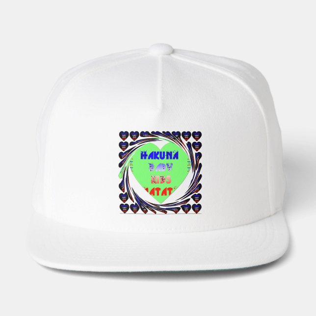 Create Your Own Luminous Hearts Baby Kid Design Snap Back Hat (Front)