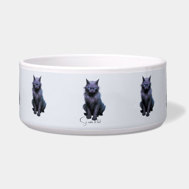Create Your Own Magcial Black Cat Bowl (Front)