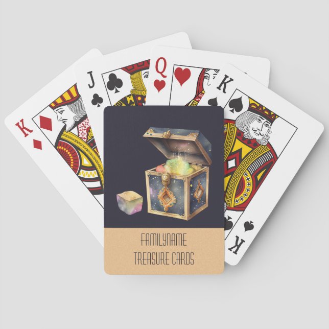 Create Your Own Magic Box & Gem Poker Cards (Back)