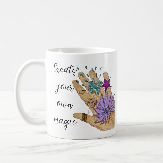 Create your own magic coffee mug (Left)