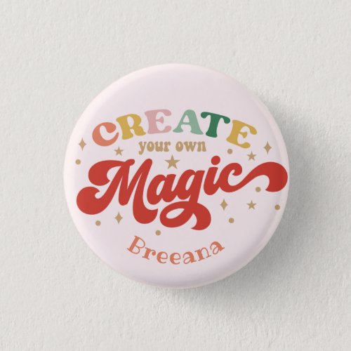 Create Your Own Magic Grl Pwr Girl Power Button