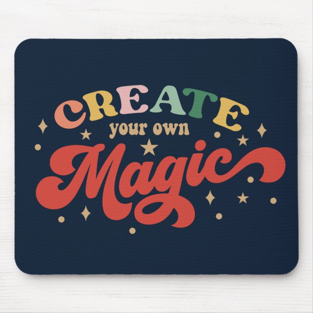 Create Your Own Magic Grl Pwr Girl Power Mouse Pad (Front)