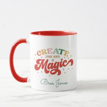 Create Your Own Magic Grl Pwr Girl Power Mug by splendidsummer at Zazzle