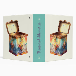 Create Your Own Magic Memories Tin Box 3 Ring Binder