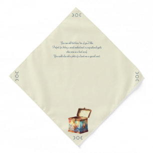 Create Your Own Magic Memories Tin Box Bandana