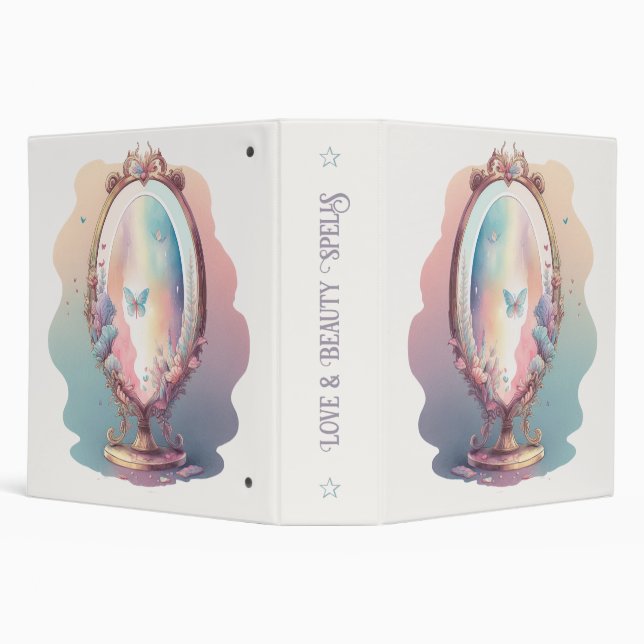 Create Your Own Magic Mirror 3 Ring Binder (Background)