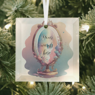 Create Your Own Magic Mirror Glass Ornament