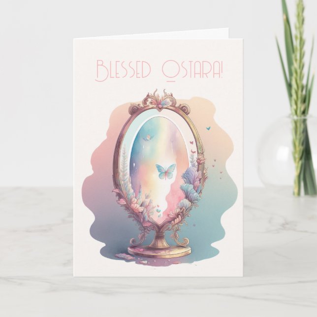 Create Your Own Magic Mirror Holiday Card (Front)