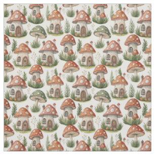 Create Your Own Magic Mushroom Fairy Houses Fabric