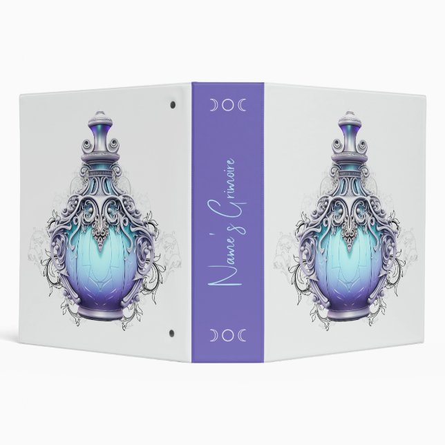 Create Your Own Magic Potion 3 Ring Binder (Background)