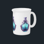 Create Your Own Magic Potion Beverage Pitcher<br><div class="desc">This pitcher features enchanting artwork that you can customize by personalizing it for annual sacred wheel sabbats & other celebrations. They also make terrific gifts for friends, family & sister witches. Inspired by a desire to help others express themselves: their moods, thoughts, feelings, beliefs – all of the things that...</div>