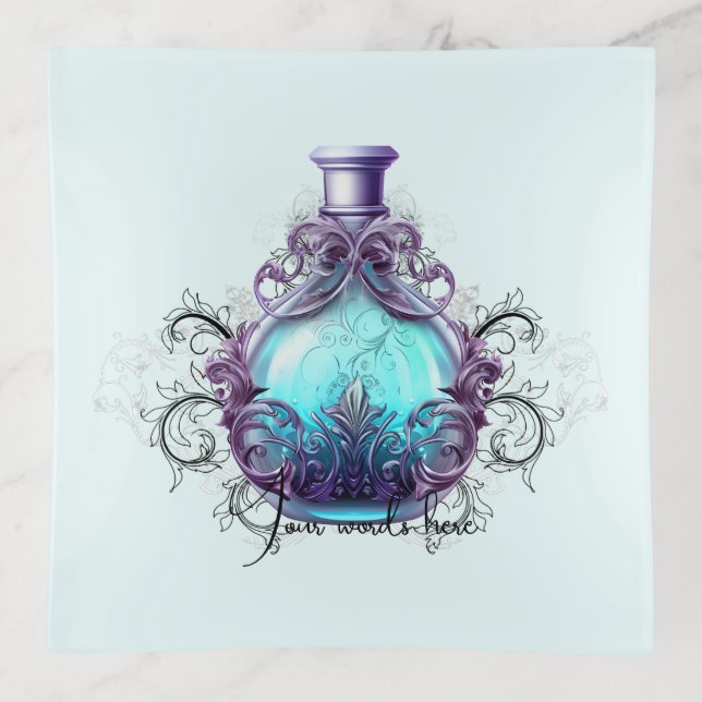 Create Your Own Magic Potion Trinket Tray (Front)
