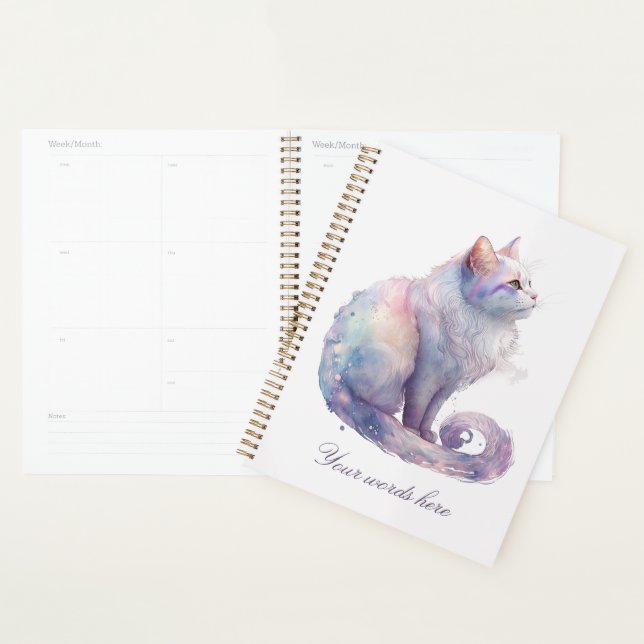Create Your Own Magic White Cat Planner (Display)