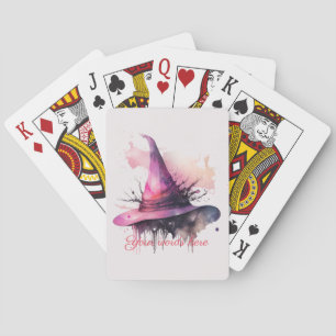 Create Your Own Magic Witch Hat Poker Cards