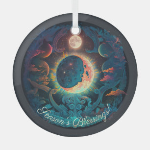 Create Your Own Magical Blue Moon Glass Ornament