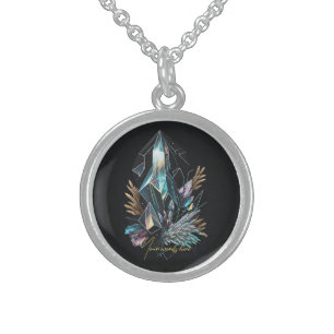 Create Your Own Magical Crystals Sterling Silver Necklace