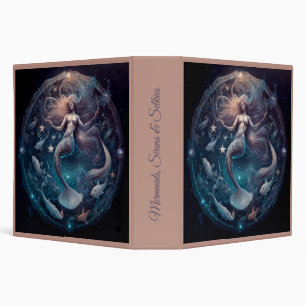 Create Your Own Magical Mermaid Paradise 3 Ring Binder