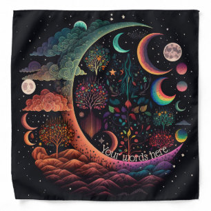 Create Your Own Magical Planetary Paradise Bandana