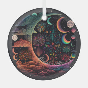 Create Your Own Magical Planetary Paradise Glass Ornament