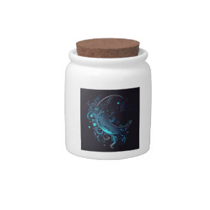 Create Your Own Magical Silver & Blue Moon Candy Jar