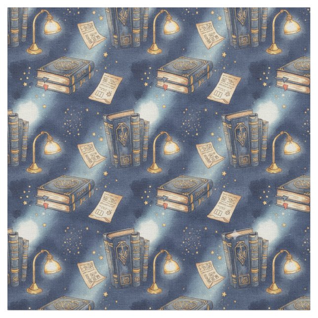 Create Your Own Magical Spell Studies Blue Fabric (Close Up)