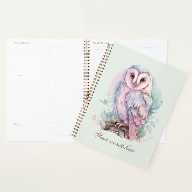 Create Your Own Magical Spring Owl Planner (Display)