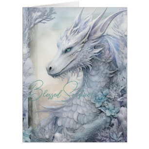 Create Your Own Magical Winter Ice Dragon Cards