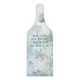 Create Your Own Magical Winter Wildflowers Cutting Board