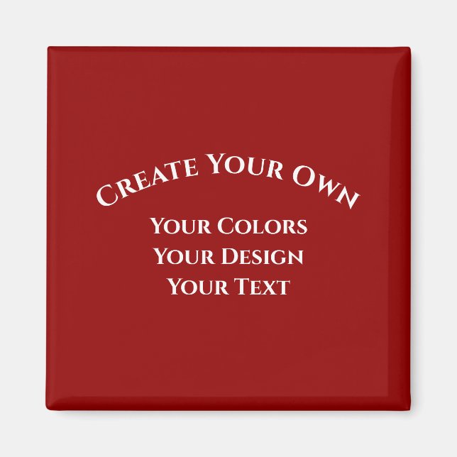 Create Your Own Magnet (Front)