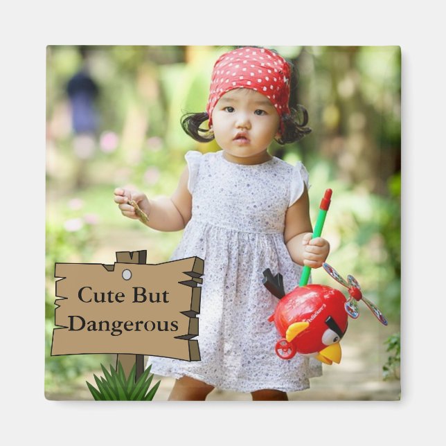 Create Your Own Magnet, You Add Photo & Message Magnet (Front)