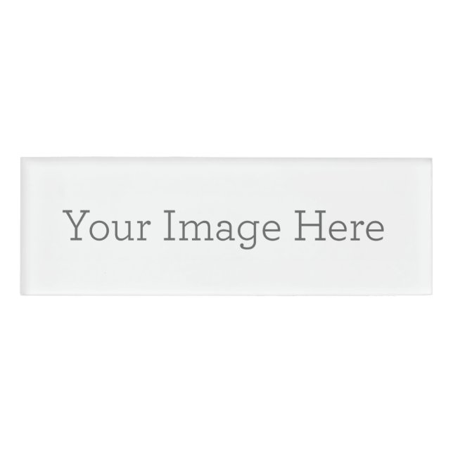 Small Rectangle Name Tag (Front)