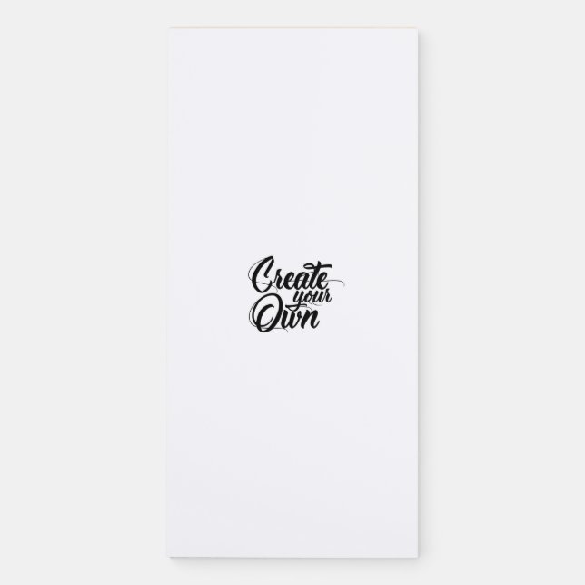 Create Your Own Magnetic Notepad (Front)