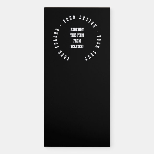 Create Your Own Magnetic Notepad (Front)