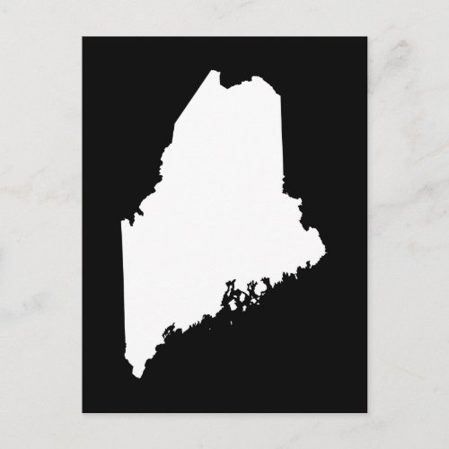 Create Your Own Maine Moving Announcement Postcard