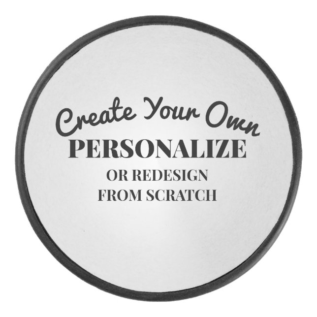 Create Your Own - Make a Custom Hockey Puck (Front)