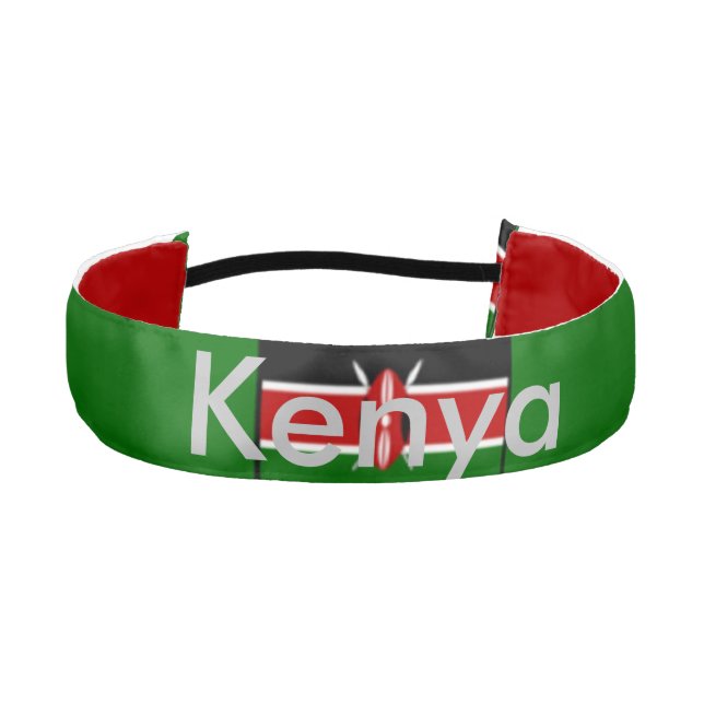 Create Your Own Make It Kenyan national Athletic Headband (Front)