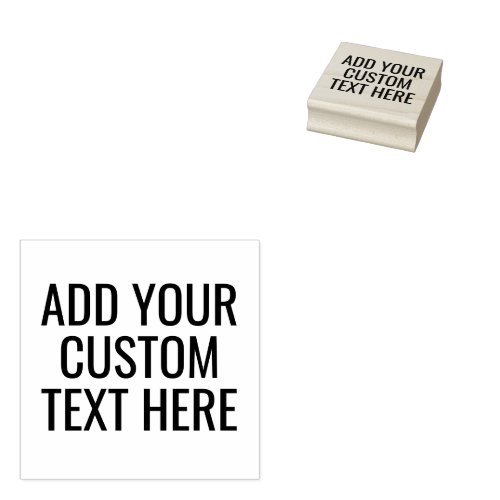 Create Your Own _ Make It Yours Custom Text Rubber Stamp