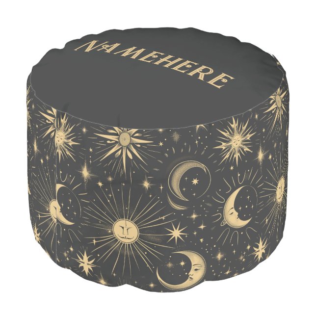 Create Your Own Man in Moon Celestial Pouf (Angled Back)