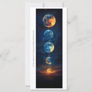 Create Your Own Many Moons Bookmark Card