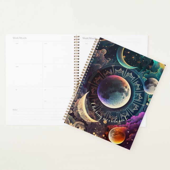 Create Your Own Many Mystical Cloudy Moons Planner (Display)