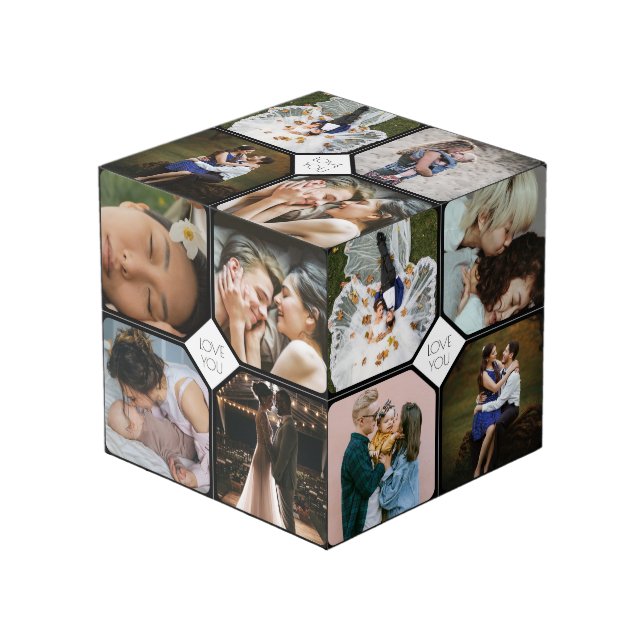 Create Your Own Many Photos Cube (Front Angled)