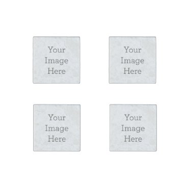 Create Your Own Marble Stone Magnets, Set of Four Stone Magnet