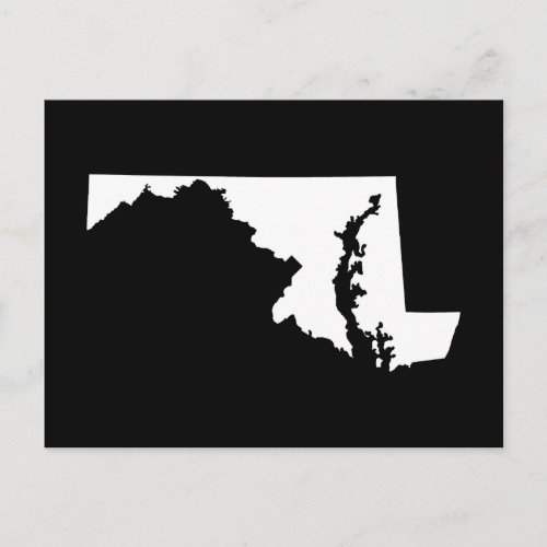 Create Your Own Maryland Moving Announcement Postcard