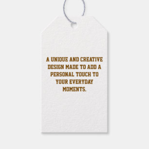 Create Your Own Matte Gift Tags