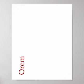 Create Your Own Matte Poster