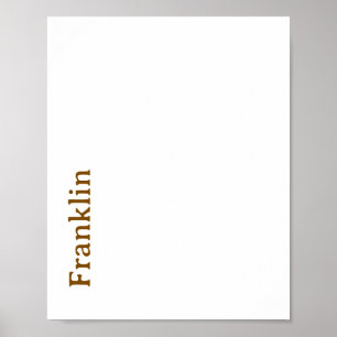 Create Your Own Matte Poster