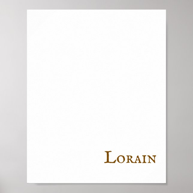 Create Your Own Matte Poster (Front)
