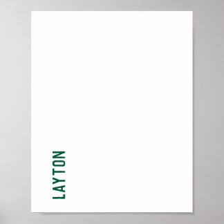 Create Your Own Matte Poster