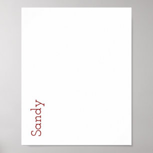 Create Your Own Matte Poster