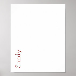 Create Your Own Matte Poster